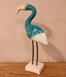 FLAMING ceramiczny turkusowy
