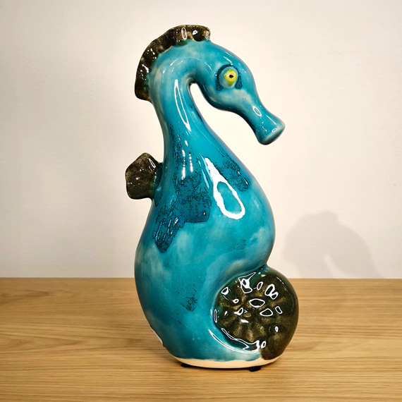 Duży KONIK MORSKI jasny turkus