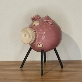 ŚWIŃKA ceramiczna jagodowa