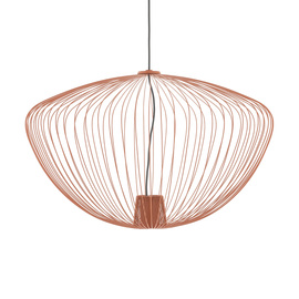 Lampa wisząca PUMPKIN terracota L