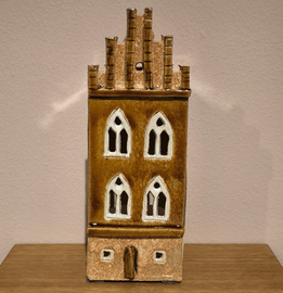 KAMIENICZKA ceramiczna brązowa