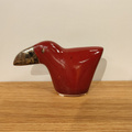 TUKAN ceramiczny czerwony mały