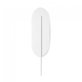 Lampa ścienna ROKKE biała, biały pasek