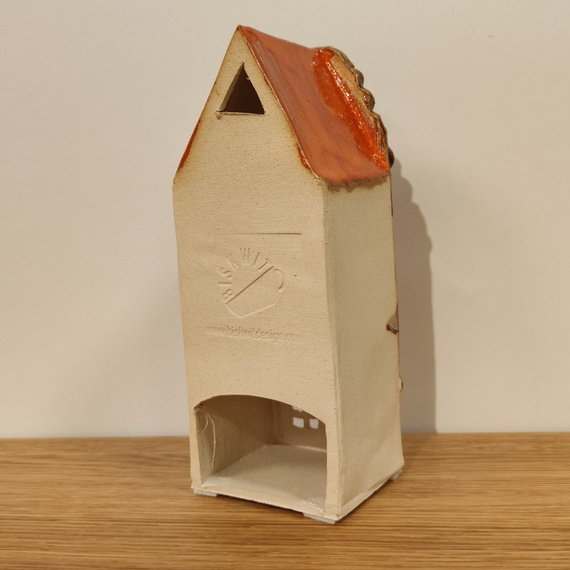 KAMIENICZKA ceramiczna czerwona