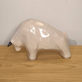 BYK ceramiczny kanciasty średni biały