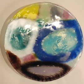 Patera okrągła abstrakcja 1