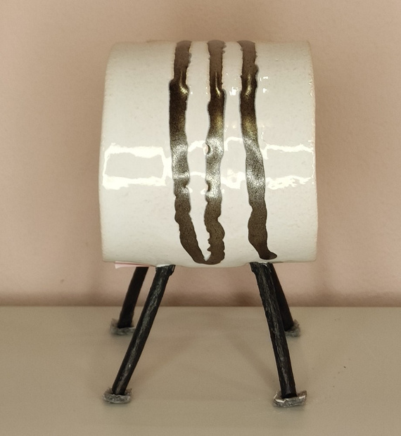 BARANEK ceramiczny biały mały