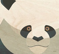 Drewniany obrazek STOLARNIA KARTEK Miś Panda