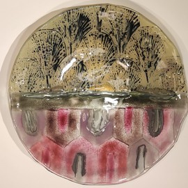 Patera okrągła duża HEKSAGONY