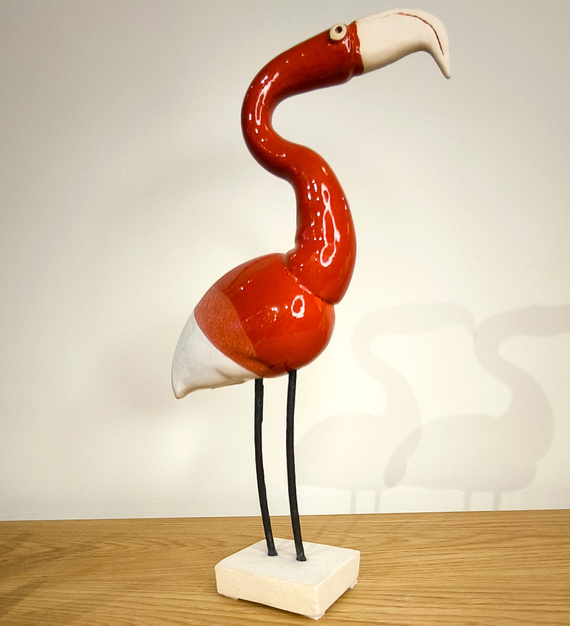 FLAMING ceramiczny czerwony