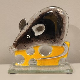 MYSZ szklana na serze