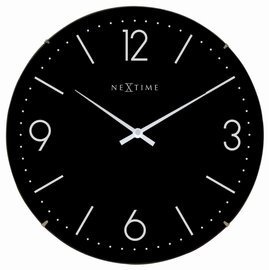 Zegar NexTime BASIC DOME czarny