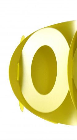 Lampa Kafti Oval L limonkowa zieleń