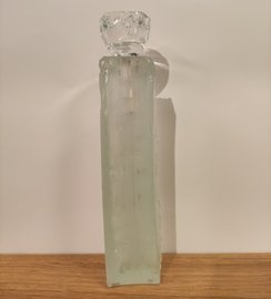ŚWIECZNIK słupek przeżroczysty wysoki