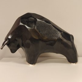 BYK ceramiczny kanciasty bardzo duży czarny