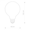 ŻARÓWKA LED GLASS BALL BULB E27 8W 9177
