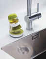  Szczotka do mycia naczyń z pompką PALM SCRUB Joseph&Joseph biało-zielona