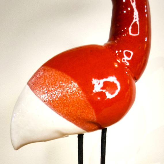 FLAMING ceramiczny czerwony