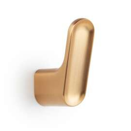 Wieszak LUV złoty szczotkowany