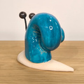 Ślimak ceramiczny turkusowy