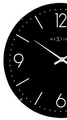 Zegar NexTime BASIC DOME czarny
