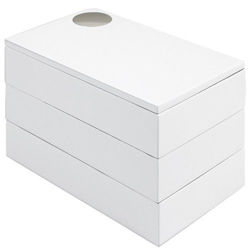 Pudełko na biżuterię UMBRA Spindle box białe