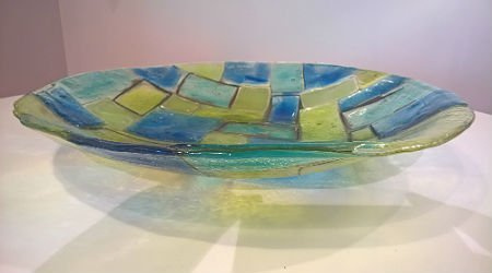 Patera szklana OKRAGŁA 2