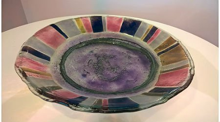 Patera szklana OKRĄGŁA 3