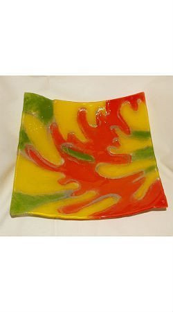 PATERA szklana kwadratowa 1