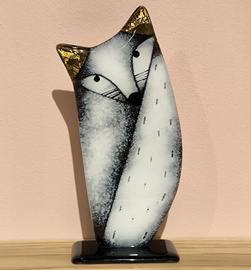 LISEK polarny szklany duży