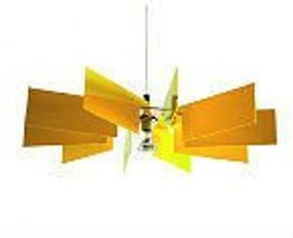 Lampa ALVERD Kafti żółta