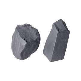 solniczka / pieprzniczka ROCK SALT NATURA zestaw 2 el. czarny