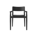 Krzesło z podłokietnikami DANTE czarne