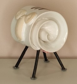 BARANEK ceramiczny biały mały