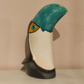 TUKAN ceramiczny turkusowy mały