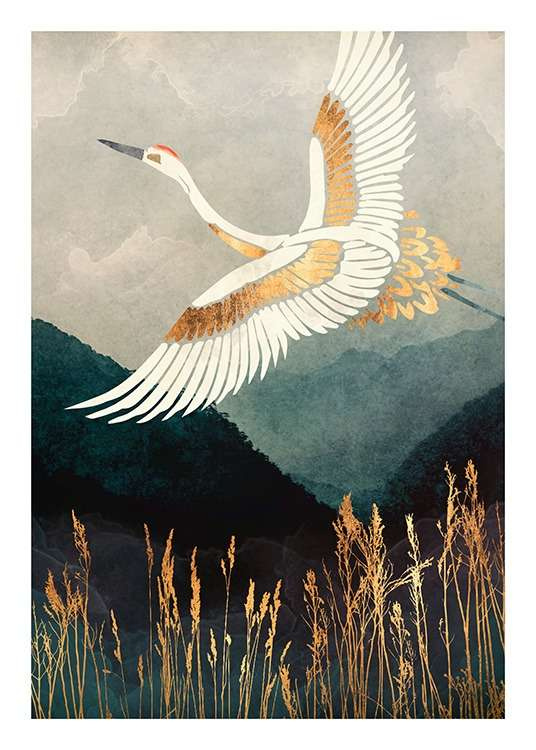 Plakat Baśniowe ŻURAW