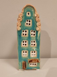 KAMIENICZKA ceramiczna turkusowa