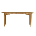 Stół rozkładany RUBIO dębowy śr. 95 cm