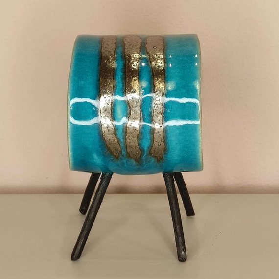 BARANEK ceramiczny turkusowy mały