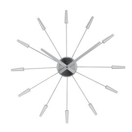 Zegar NeXtime Plug Inn ZI srebrny