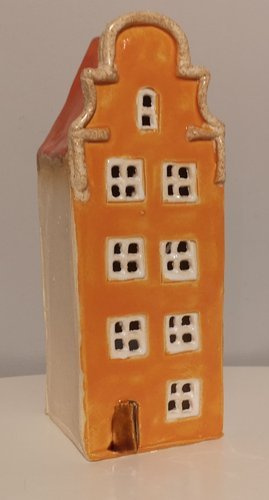 KAMIENICZKA ceramiczna pomarańczowa