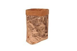 Worek L różowe złoto