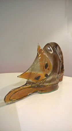 KOT szklany leżący Łośdesign