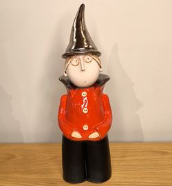 KRASNAL ceramiczny czerwony- czarny duży