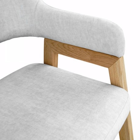 Krzesło EPICO dębowe tkanina