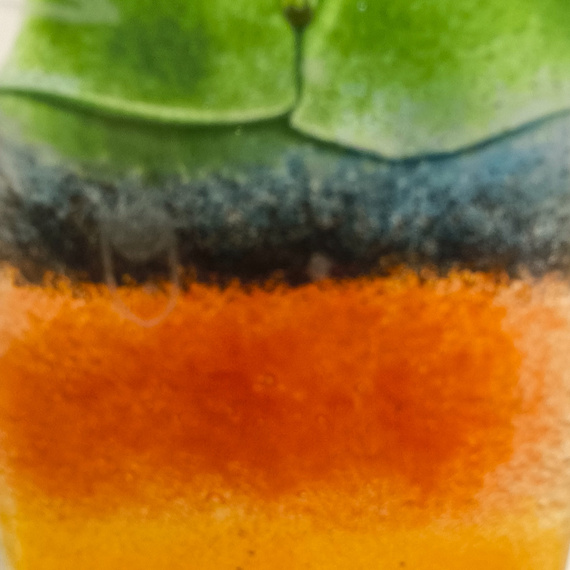 ANIOŁEK szklany wielokolorowy 1