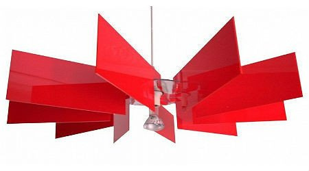 Lampa ALVERD Kafti czerwona