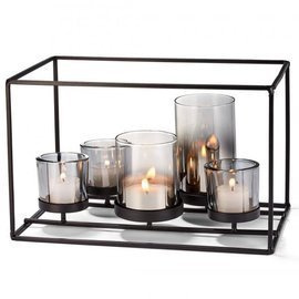 ŚWIECZNIK szklany YORK