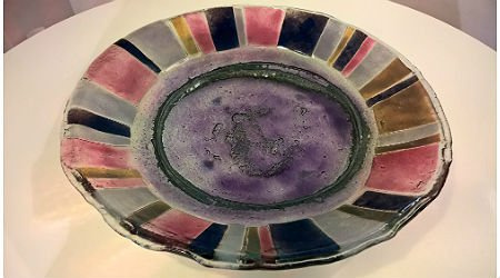 Patera szklana OKRĄGŁA 3