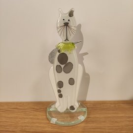 KOT szklany z kołnierzem mały